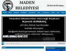 Tablet Screenshot of maden.bel.tr