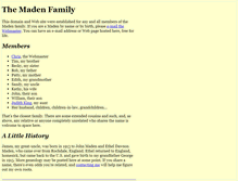 Tablet Screenshot of maden.org